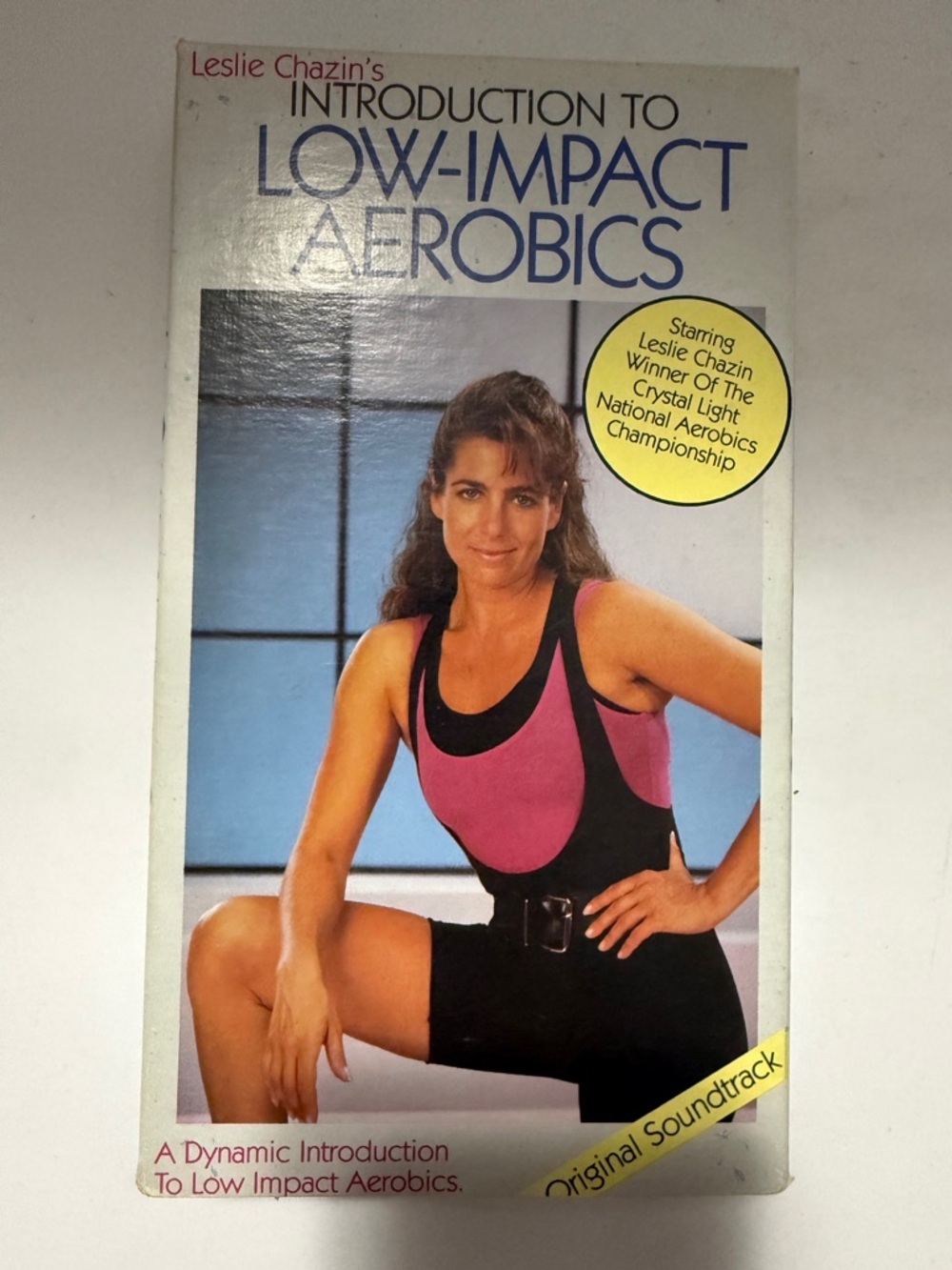 Leslie Chazin Low Impact Aerobics VHS Workout Fitness Retro 80s